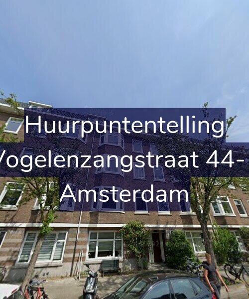 Foto gevel Huurpuntentelling voor Vogelenzangstraat 44-1, Amsterdam