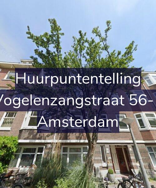 Foto gevel Huurpuntentelling voor Vogelenzangstraat 56-1, Amsterdam