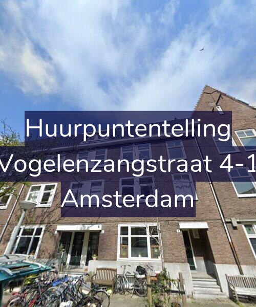 Foto gevel Huurpuntentelling voor Vogelenzangstraat 4-1, Amsterdam