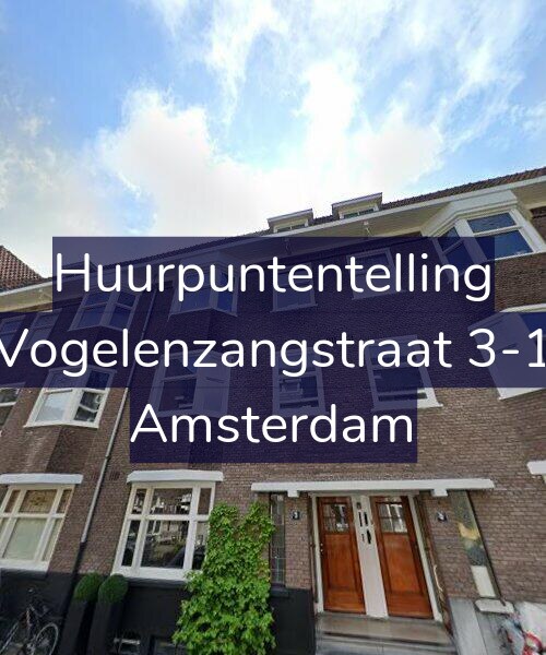 Foto gevel Huurpuntentelling voor Vogelenzangstraat 3-1, Amsterdam