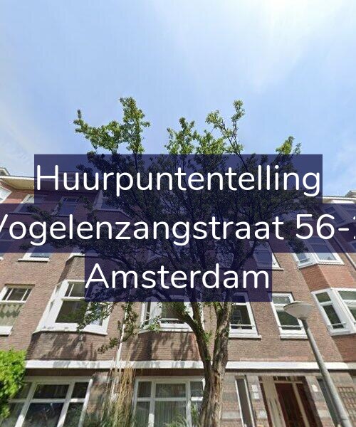 Foto gevel Huurpuntentelling voor Vogelenzangstraat 56-2, Amsterdam
