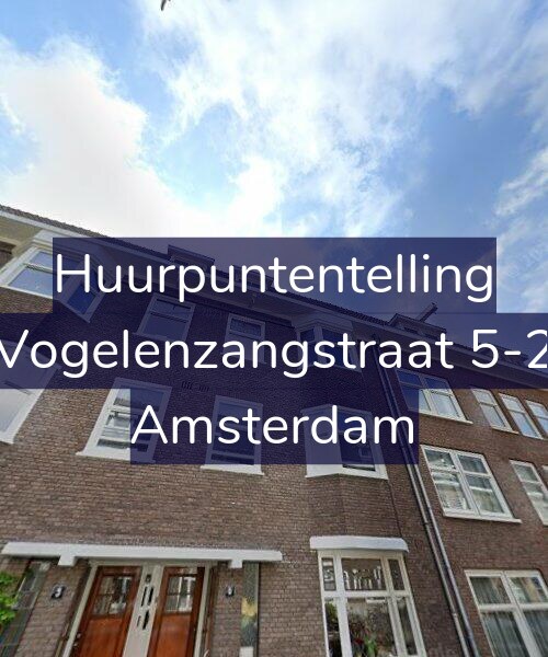 Foto gevel Huurpuntentelling voor Vogelenzangstraat 5-2, Amsterdam