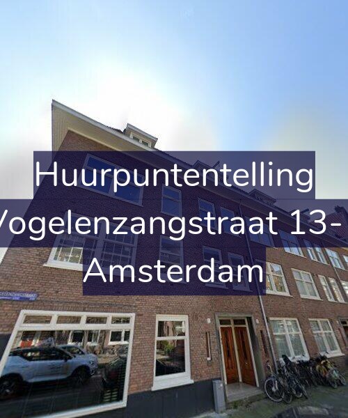 Foto gevel Huurpuntentelling voor Vogelenzangstraat 13-1, Amsterdam