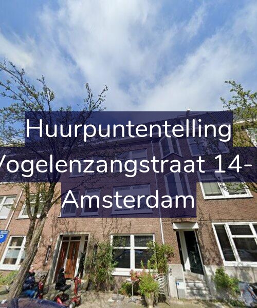 Foto gevel Huurpuntentelling voor Vogelenzangstraat 14-1, Amsterdam
