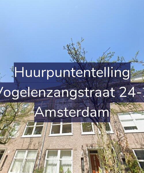 Foto gevel Huurpuntentelling voor Vogelenzangstraat 24-2, Amsterdam