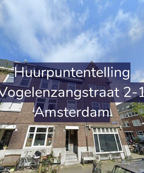 Foto gevel Huurpuntentelling voor Vogelenzangstraat 2-1, Amsterdam