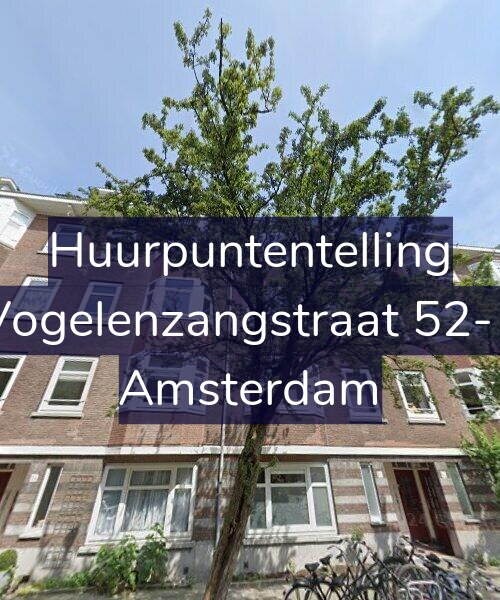 Foto gevel Huurpuntentelling voor Vogelenzangstraat 52-1, Amsterdam