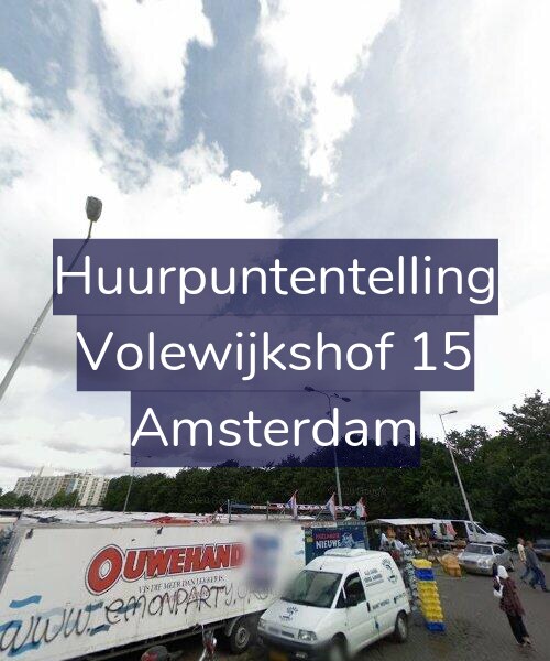 Foto gevel Huurpuntentelling voor Volewijkshof 15, Amsterdam
