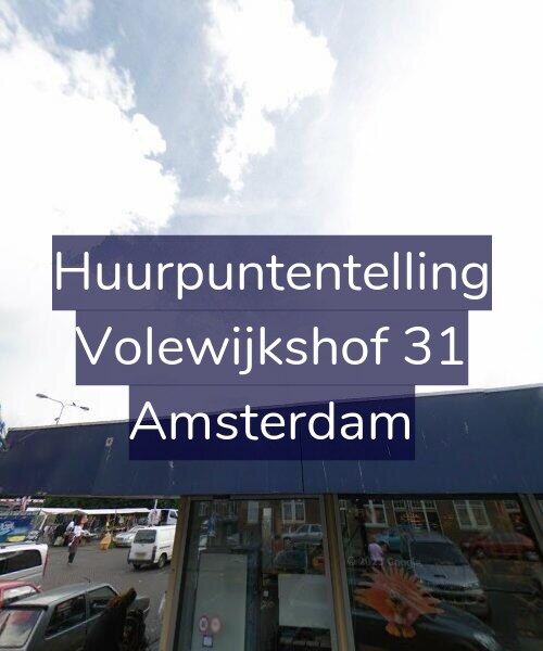 Foto gevel Huurpuntentelling voor Volewijkshof 31, Amsterdam