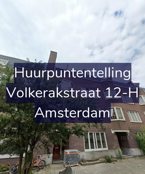 Foto gevel Huurpuntentelling voor Volkerakstraat 12-H, Amsterdam