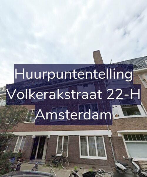 Foto gevel Huurpuntentelling voor Volkerakstraat 22-H, Amsterdam
