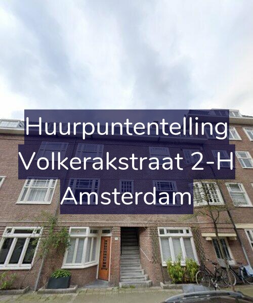 Foto gevel Huurpuntentelling voor Volkerakstraat 2-H, Amsterdam
