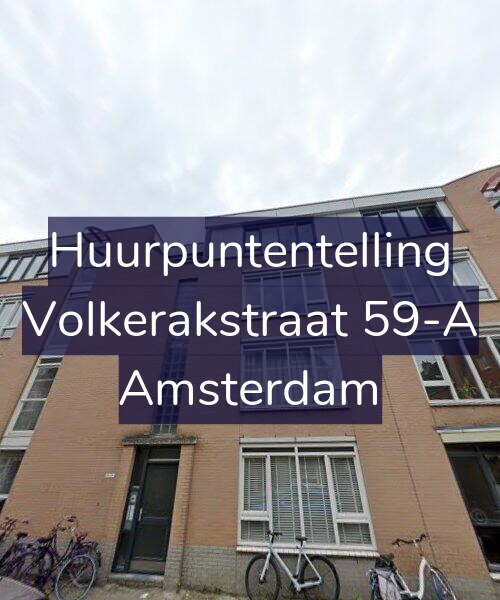 Foto gevel Huurpuntentelling voor Volkerakstraat 59-A, Amsterdam