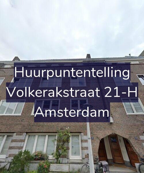 Foto gevel Huurpuntentelling voor Volkerakstraat 21-H, Amsterdam