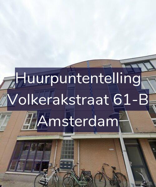 Foto gevel Huurpuntentelling voor Volkerakstraat 61-B, Amsterdam