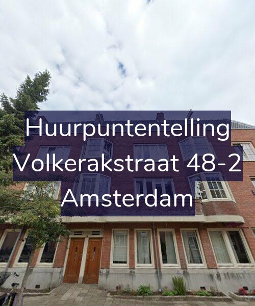 Foto gevel Huurpuntentelling voor Volkerakstraat 48-2, Amsterdam