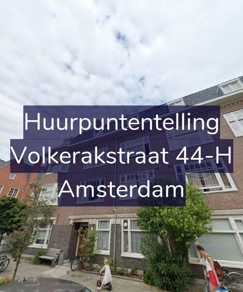 Foto gevel Huurpuntentelling voor Volkerakstraat 44-H, Amsterdam
