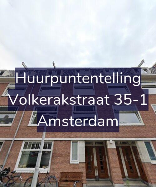 Foto gevel Huurpuntentelling voor Volkerakstraat 35-1, Amsterdam