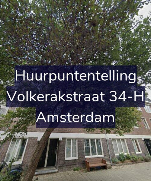 Foto gevel Huurpuntentelling voor Volkerakstraat 34-H, Amsterdam