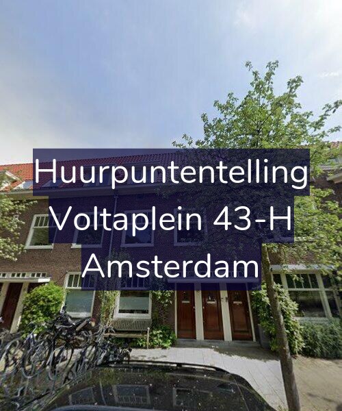 Foto gevel Huurpuntentelling voor Voltaplein 43-H, Amsterdam