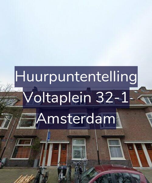 Foto gevel Huurpuntentelling voor Voltaplein 32-1, Amsterdam