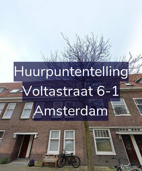 Foto gevel Huurpuntentelling voor Voltastraat 6-1, Amsterdam