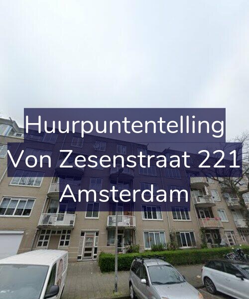 Foto gevel Huurpuntentelling voor Von Zesenstraat 221, Amsterdam