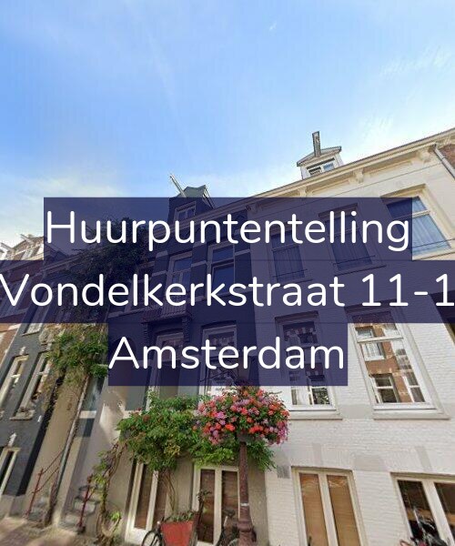 Foto gevel Huurpuntentelling voor Vondelkerkstraat 11-1, Amsterdam