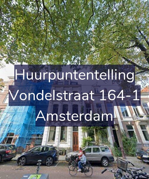 Foto gevel Huurpuntentelling voor Vondelstraat 164-1, Amsterdam