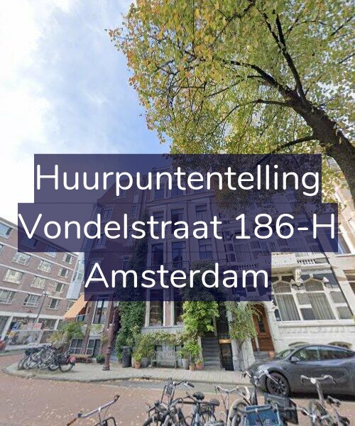 Foto gevel Huurpuntentelling voor Vondelstraat 186-H, Amsterdam