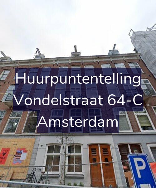 Foto gevel Huurpuntentelling voor Vondelstraat 64-C, Amsterdam