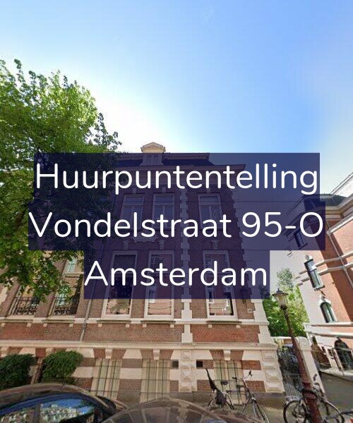 Foto gevel Huurpuntentelling voor Vondelstraat 95-O, Amsterdam