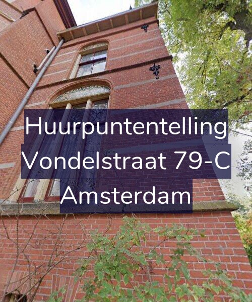 Foto gevel Huurpuntentelling voor Vondelstraat 79-C, Amsterdam