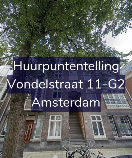 Foto gevel Huurpuntentelling voor Vondelstraat 11-G2, Amsterdam