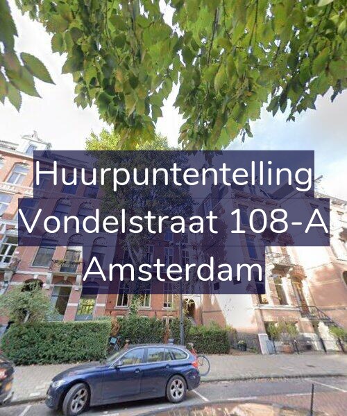 Foto gevel Huurpuntentelling voor Vondelstraat 108-A, Amsterdam