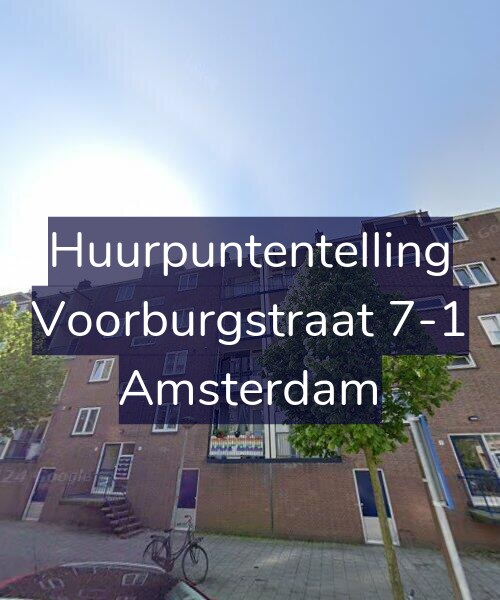 Foto gevel Huurpuntentelling voor Voorburgstraat 7-1, Amsterdam