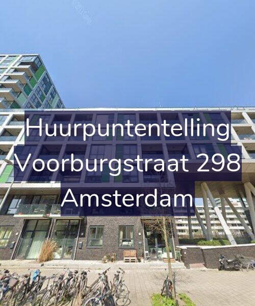 Foto gevel Huurpuntentelling voor Voorburgstraat 298, Amsterdam