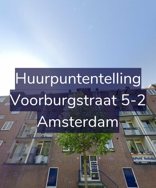Foto gevel Huurpuntentelling voor Voorburgstraat 5-2, Amsterdam