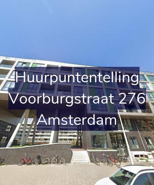 Foto gevel Huurpuntentelling voor Voorburgstraat 276, Amsterdam