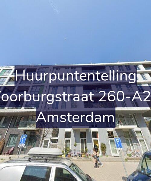Foto gevel Huurpuntentelling voor Voorburgstraat 260-A25, Amsterdam