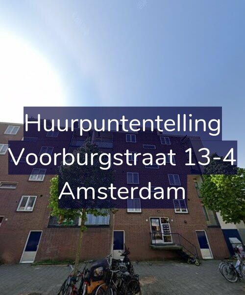 Foto gevel Huurpuntentelling voor Voorburgstraat 13-4, Amsterdam