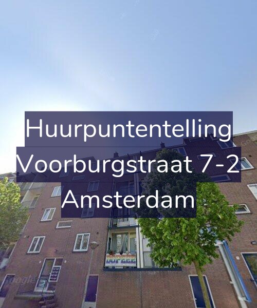 Foto gevel Huurpuntentelling voor Voorburgstraat 7-2, Amsterdam