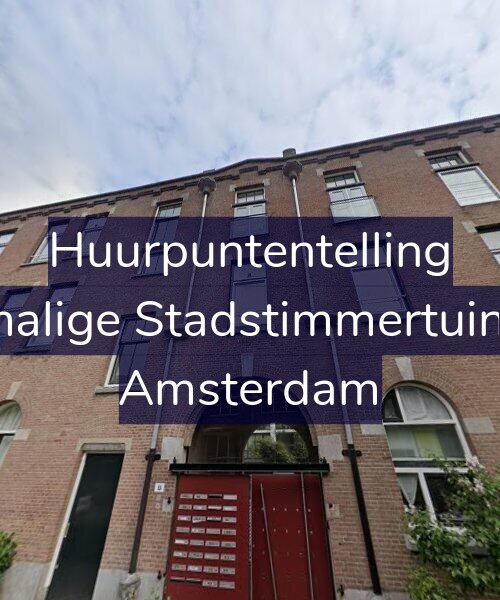 Foto gevel Huurpuntentelling voor Voormalige Stadstimmertuin 47-A, Amsterdam