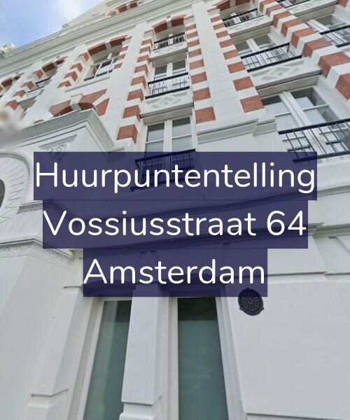 Foto gevel Huurpuntentelling voor Vossiusstraat 64, Amsterdam