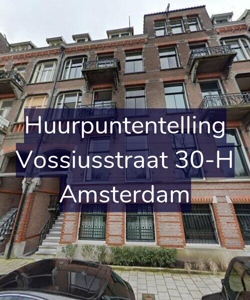 Foto gevel Huurpuntentelling voor Vossiusstraat 30-H, Amsterdam