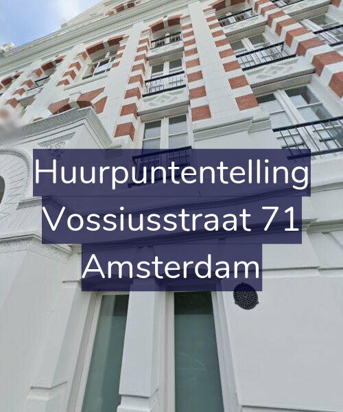 Foto gevel Huurpuntentelling voor Vossiusstraat 71, Amsterdam