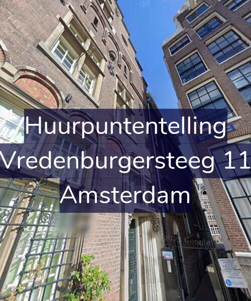 Foto gevel Huurpuntentelling voor Vredenburgersteeg 11, Amsterdam