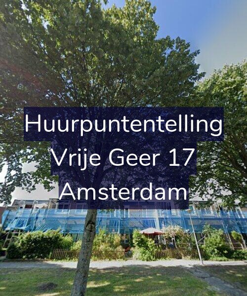Foto gevel Huurpuntentelling voor Vrije Geer 17, Amsterdam
