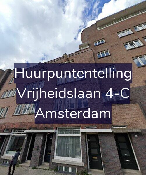 Foto gevel Huurpuntentelling voor Vrijheidslaan 4-C, Amsterdam
