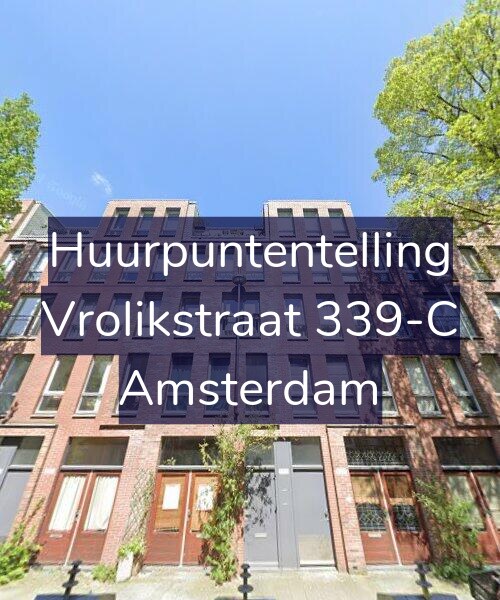 Foto gevel Huurpuntentelling voor Vrolikstraat 339-C, Amsterdam